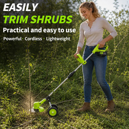 YONKON 21V 3-in-1 Cordless Weed Trimmer