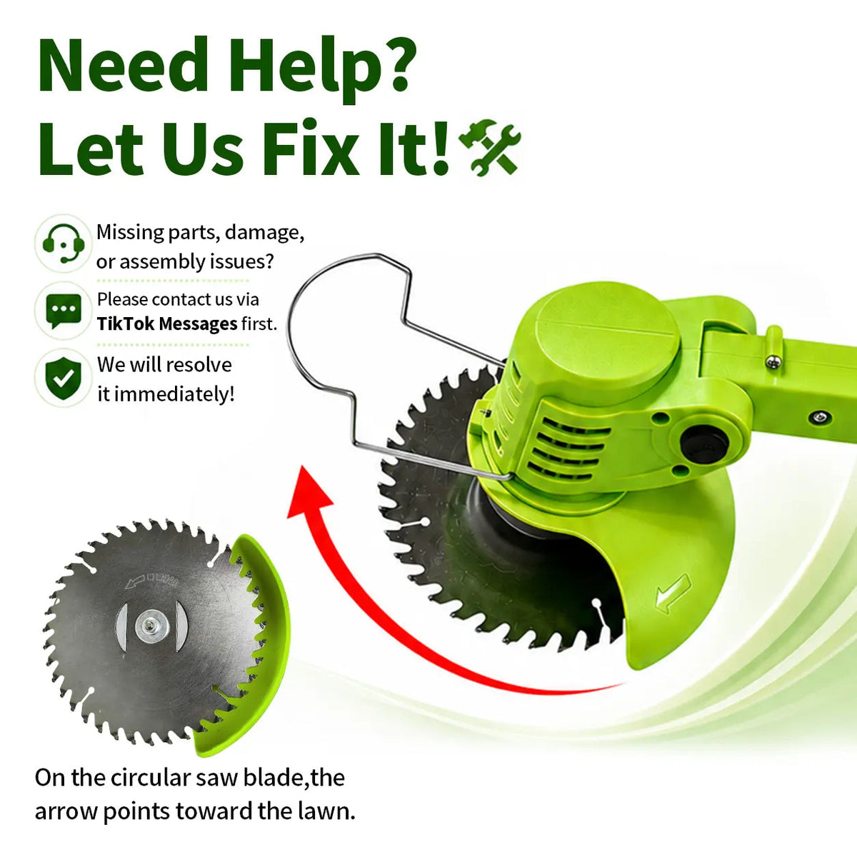 YONKON 21V 3-in-1 Cordless Weed Trimmer