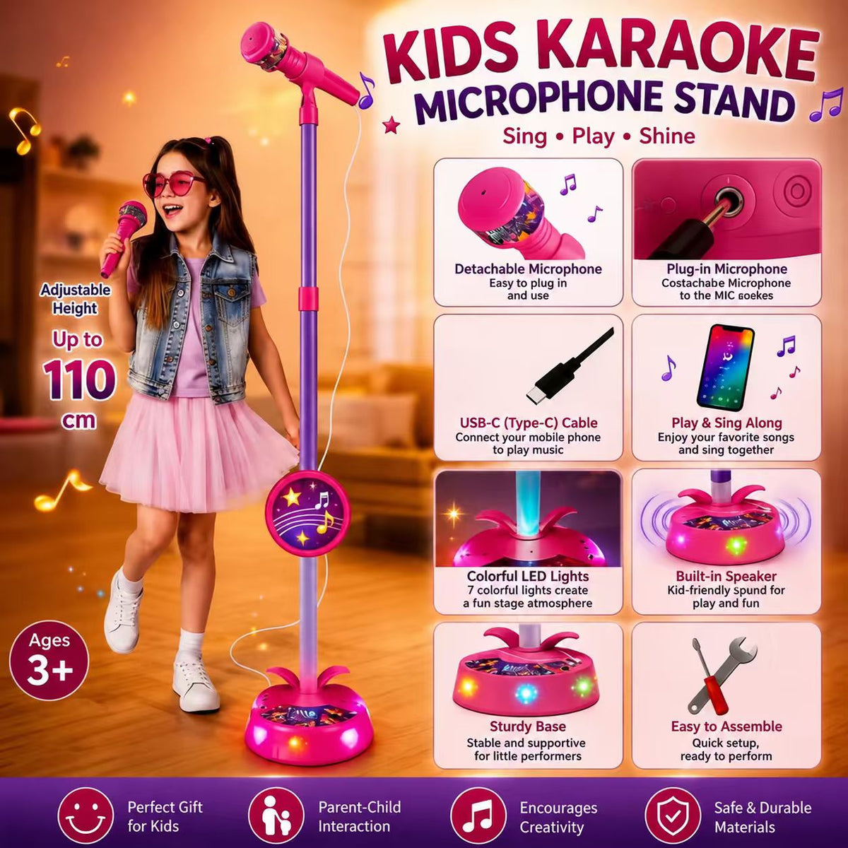 🎤✨ Every Kid Deserves Their Own Stage! 🌟 Turn Playtime Into a Superstar Concert!