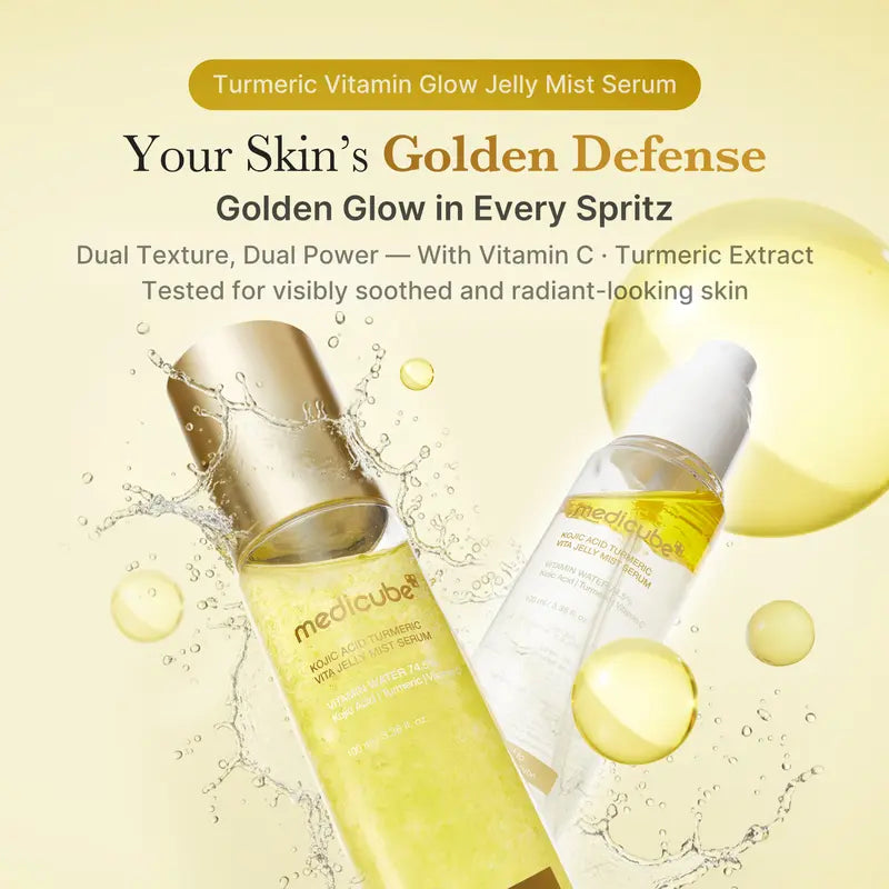 [medicube] Smooth & Clear Body Care Set | Hypochlorous Acid Body Peel Shot, Kojic Acid Turmeric Body Wash, Toner Pad, Toner, Mist | Exfoliating for Dead Skin Cells & Excess Sebum & Clearing for After Spots, Texture & Uneven Skin Tone | K-Beauty