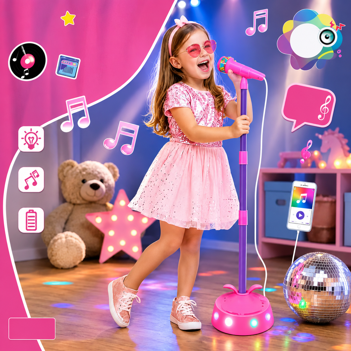 🎤✨ Every Kid Deserves Their Own Stage! 🌟 Turn Playtime Into a Superstar Concert!